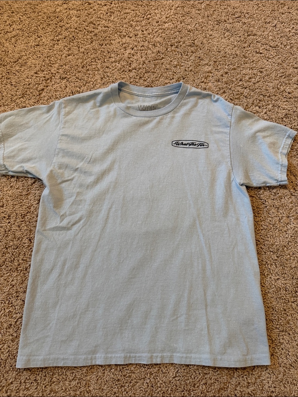 What the Fin Kids Light Blue Graphic Tee